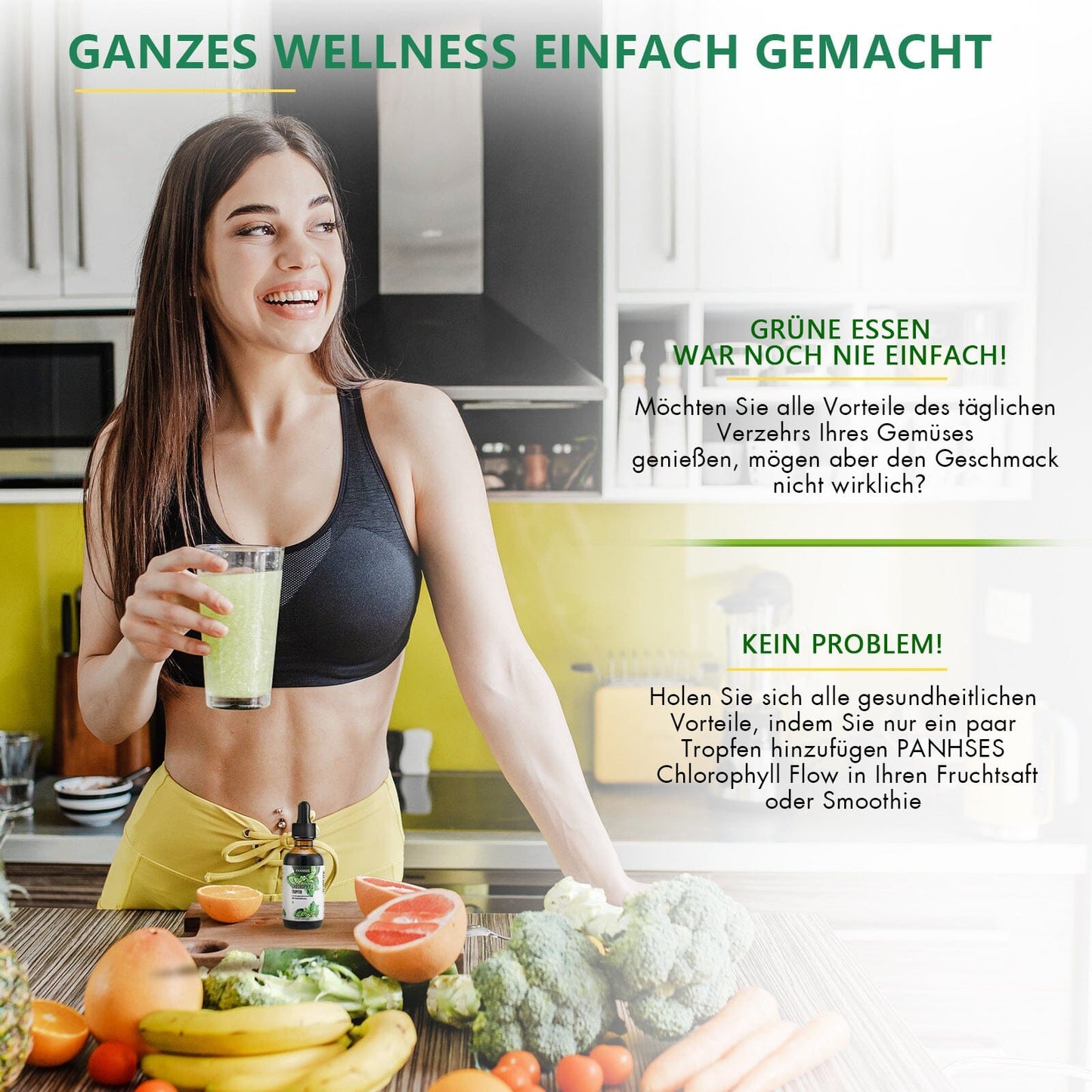 Chlorophyll Liquid Drops