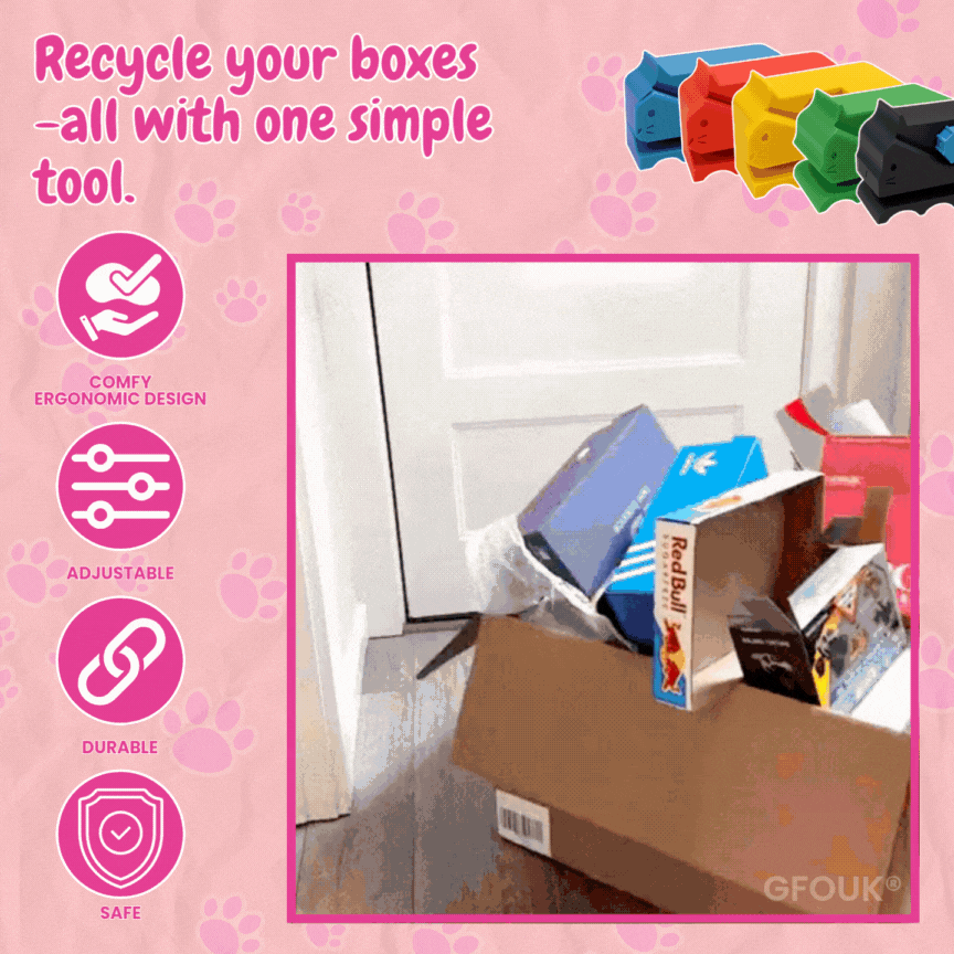 GFOUK® Cardboard Cutter Tools | DIY Cat Scratchers | Toss Boxes & recycle