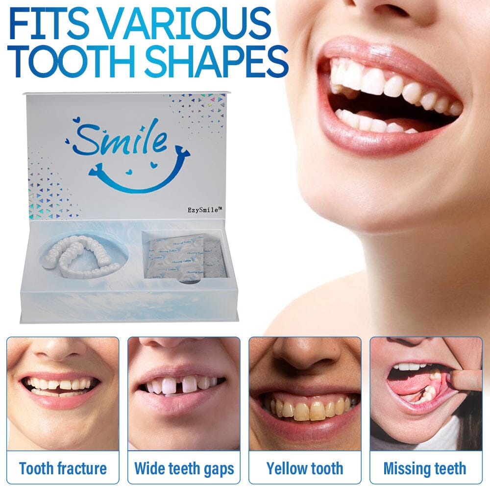 ✅Official Store | EzySmile™ Moldable Dentures and Dedicated Cleaning Tablets 🧑🏽⚕️Obtain American Dental Association (ADA) Certification