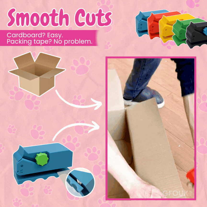 GFOUK® Cardboard Cutter Tools | DIY Cat Scratchers | Toss Boxes & recycle