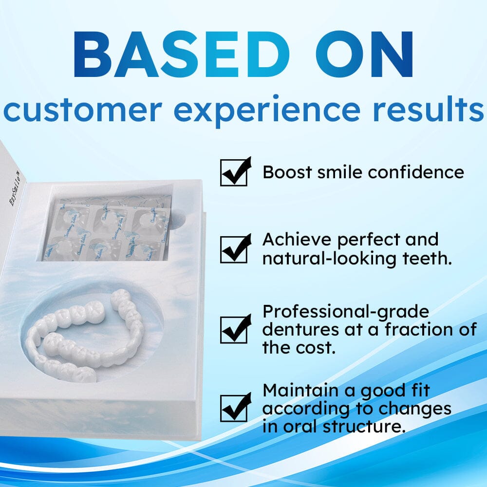 ✅Official Store | EzySmile™ Moldable Dentures and Dedicated Cleaning Tablets 🧑🏽⚕️Obtain American Dental Association (ADA) Certification