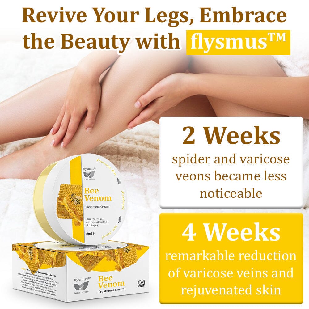 đâ
flysmus⢠Bee Venom Treatment Creamđ: Helps with Eczema, Psoriasis, Acne, Rosacea, Fungal Infections, and Warts