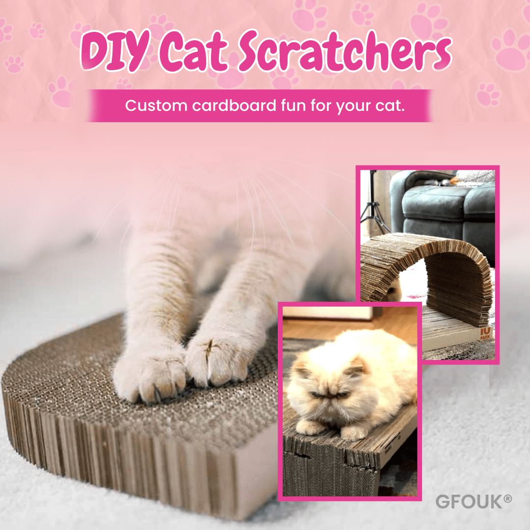 GFOUK® Cardboard Cutter Tools | DIY Cat Scratchers | Toss Boxes & recycle