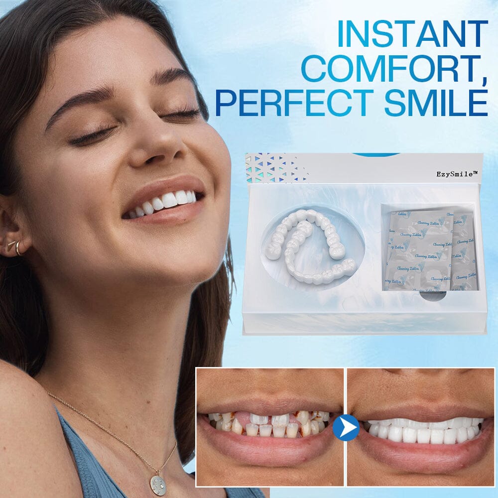 ✅Official Store | EzySmile™ Moldable Dentures and Dedicated Cleaning Tablets 🧑🏽⚕️Obtain American Dental Association (ADA) Certification