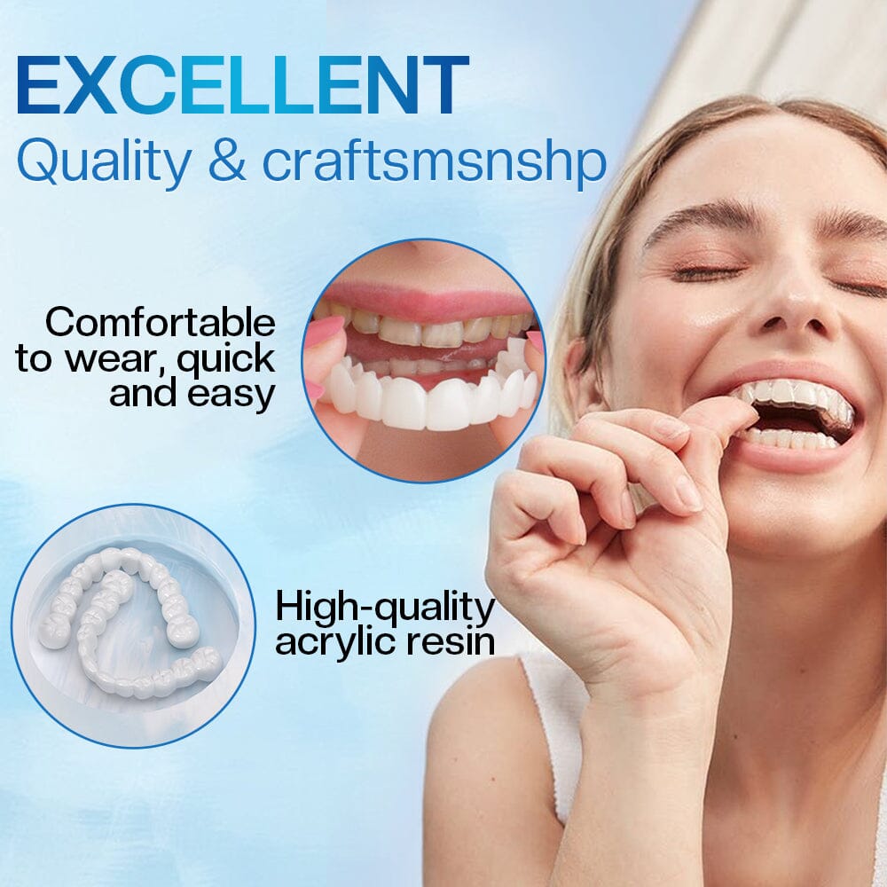 ✅Official Store | EzySmile™ Moldable Dentures and Dedicated Cleaning Tablets 🧑🏽⚕️Obtain American Dental Association (ADA) Certification