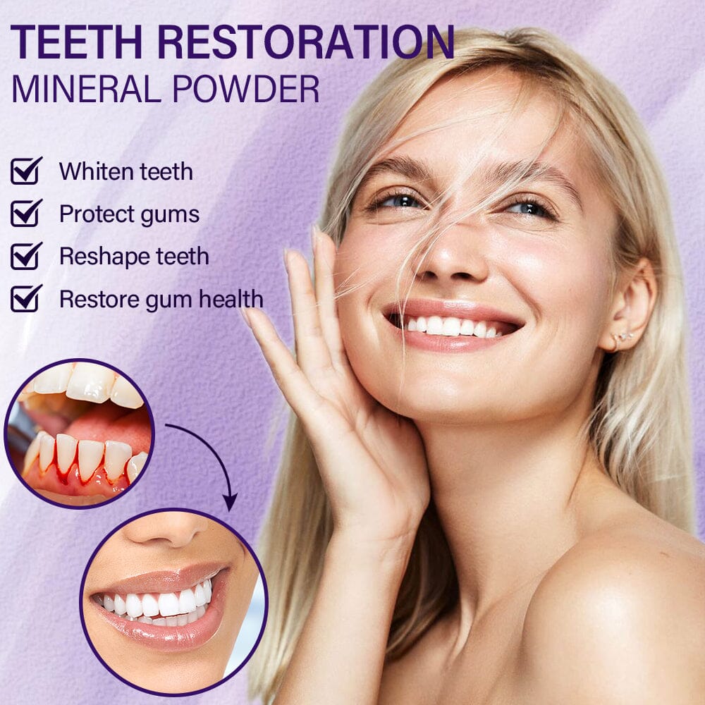 ✅Official Store | Ourlyard™ Tooth Health Mineral Powder🧑🏽⚕️Obtain American Dental Association (ADA) Certification(Treats periodontitis and mouth ulcers, prevents tooth loss, and repairs gum recession)