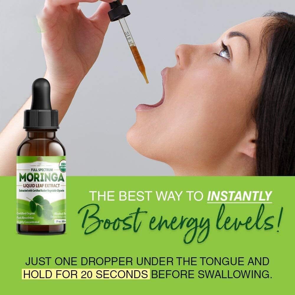 Moringa Leaf Drops Moringa Powder Drops