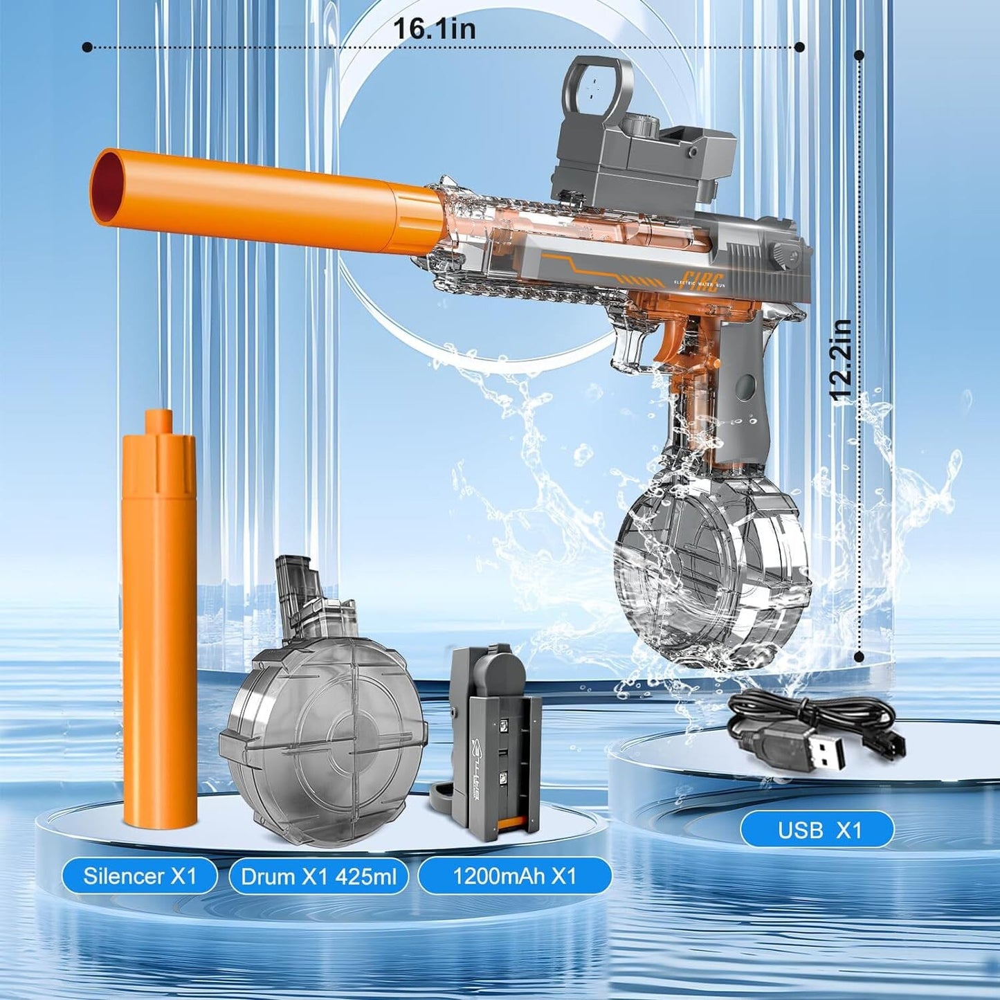 GFOUK™ Electric Water Gun Blaster Toy