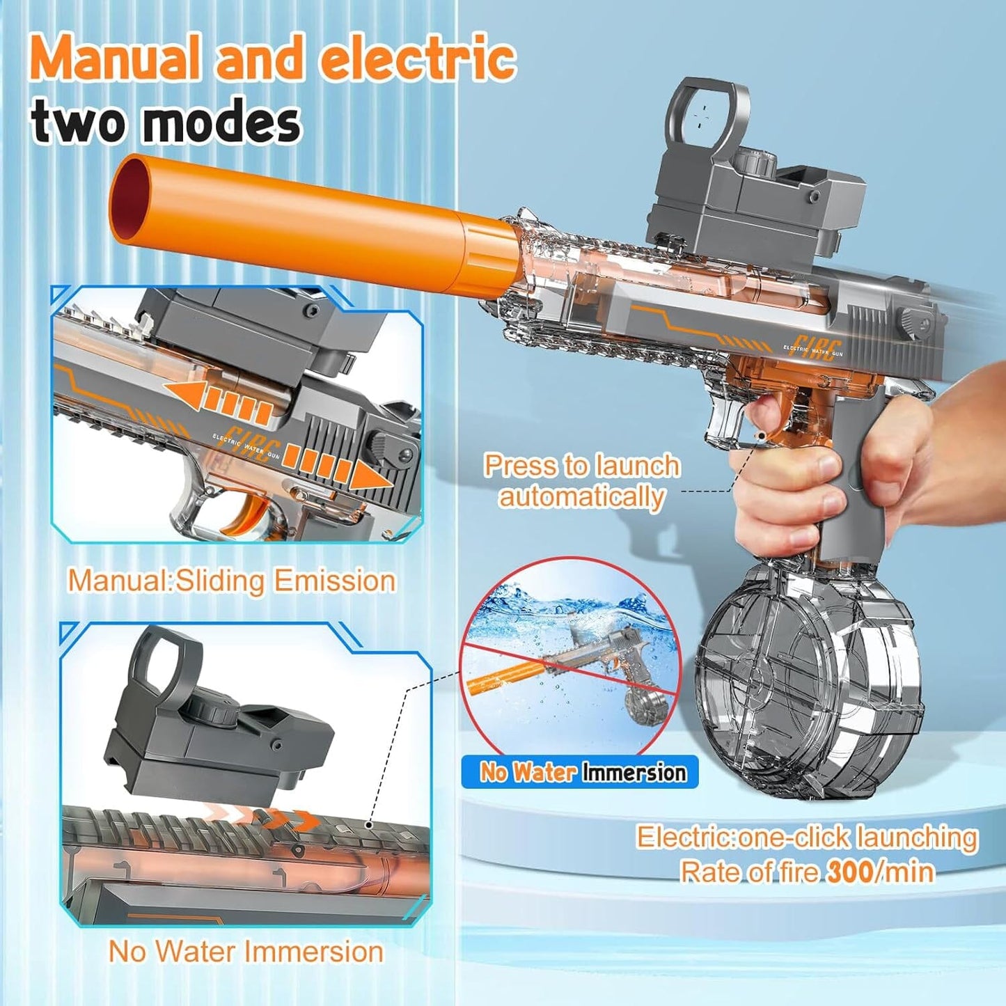 GFOUK™ Electric Water Gun Blaster Toy