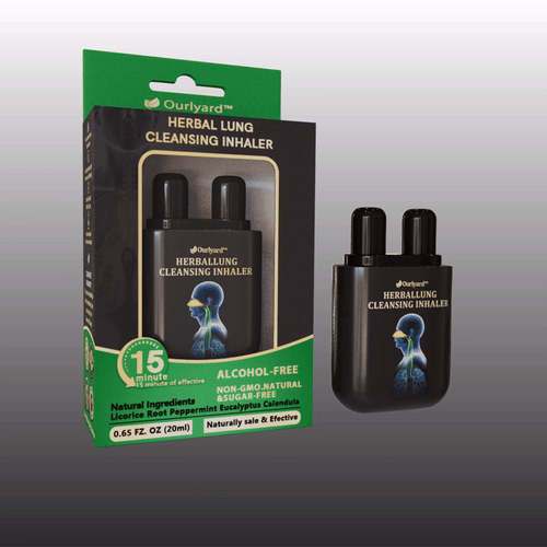 💜✅Official Store:Ourlyard® Herbal Lung Cleansing Inhaler👨⚕️FDA Certification(💝 Cough, wheezing, shortness of breath, sputum, stuffy nose, bronchitis, bronchitis, allergy symptoms, lung discomfort💝)