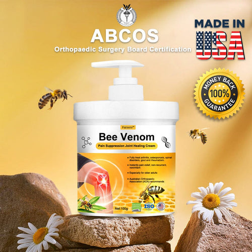 🇺🇸 Furzero™ Bee Venom Pain Suppression Joint Healing Cream (AAOS)Approved(Reducing joint swelling, pain, stiffness, redness, warmth, soreness, and joint fatigue)