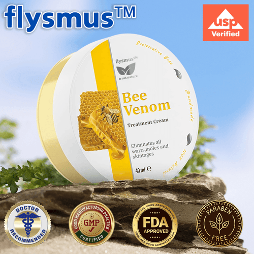 đâ
flysmus⢠Bee Venom Treatment Creamđ: Helps with Eczema, Psoriasis, Acne, Rosacea, Fungal Infections, and Warts