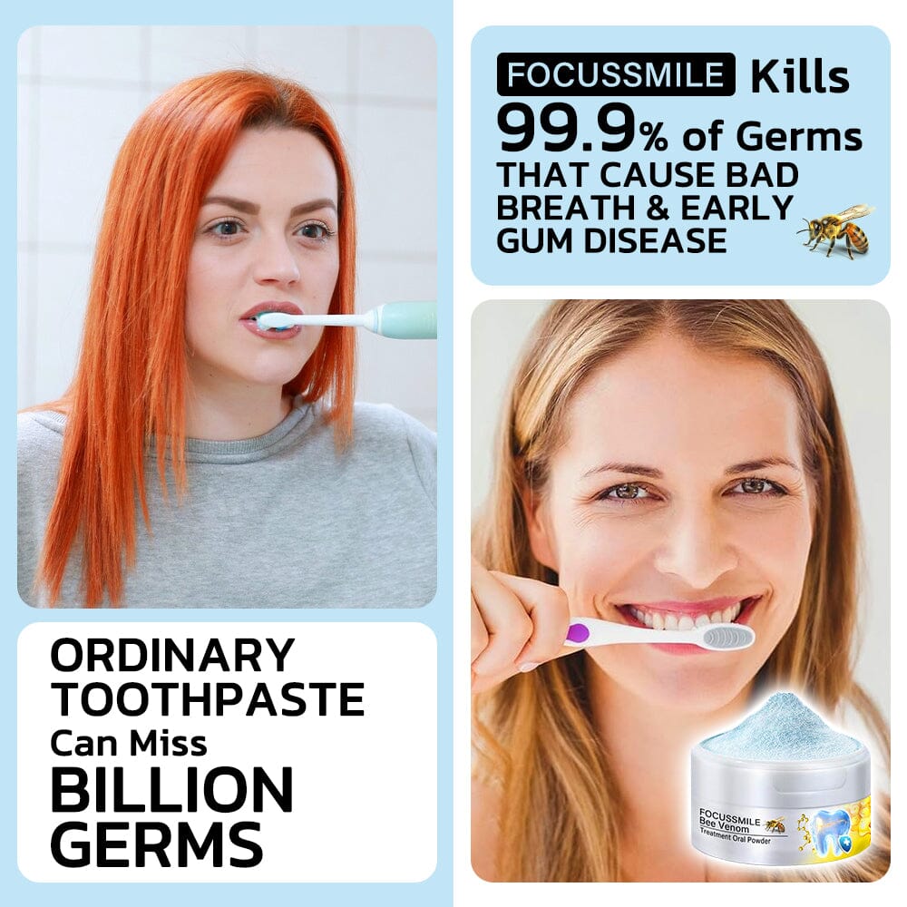 🇺🇸🦷 Furzero™ Focussmile Bee Venom Treatment Oral Powder