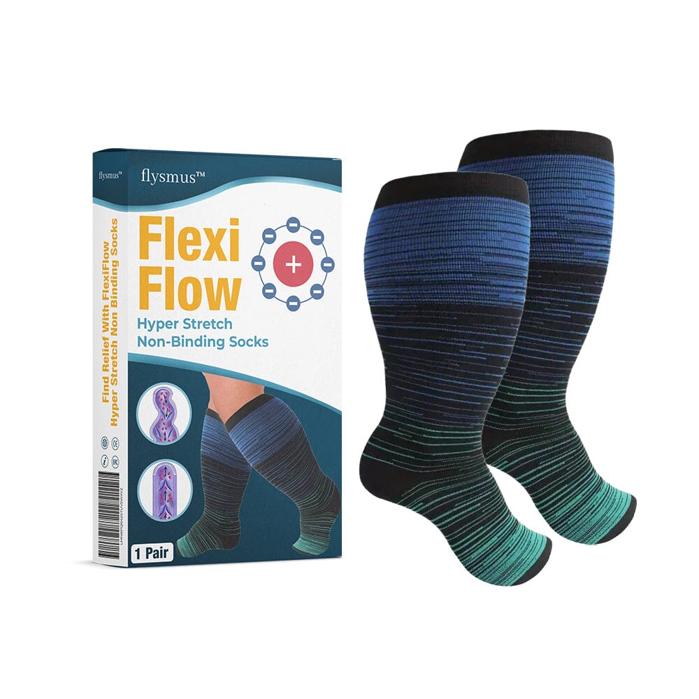 flysmus™ FlexiFlow Hyper Stretch Non Binding Socks