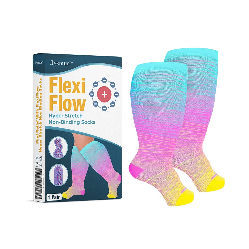 flysmus™ FlexiFlow Hyper Stretch Non Binding Socks