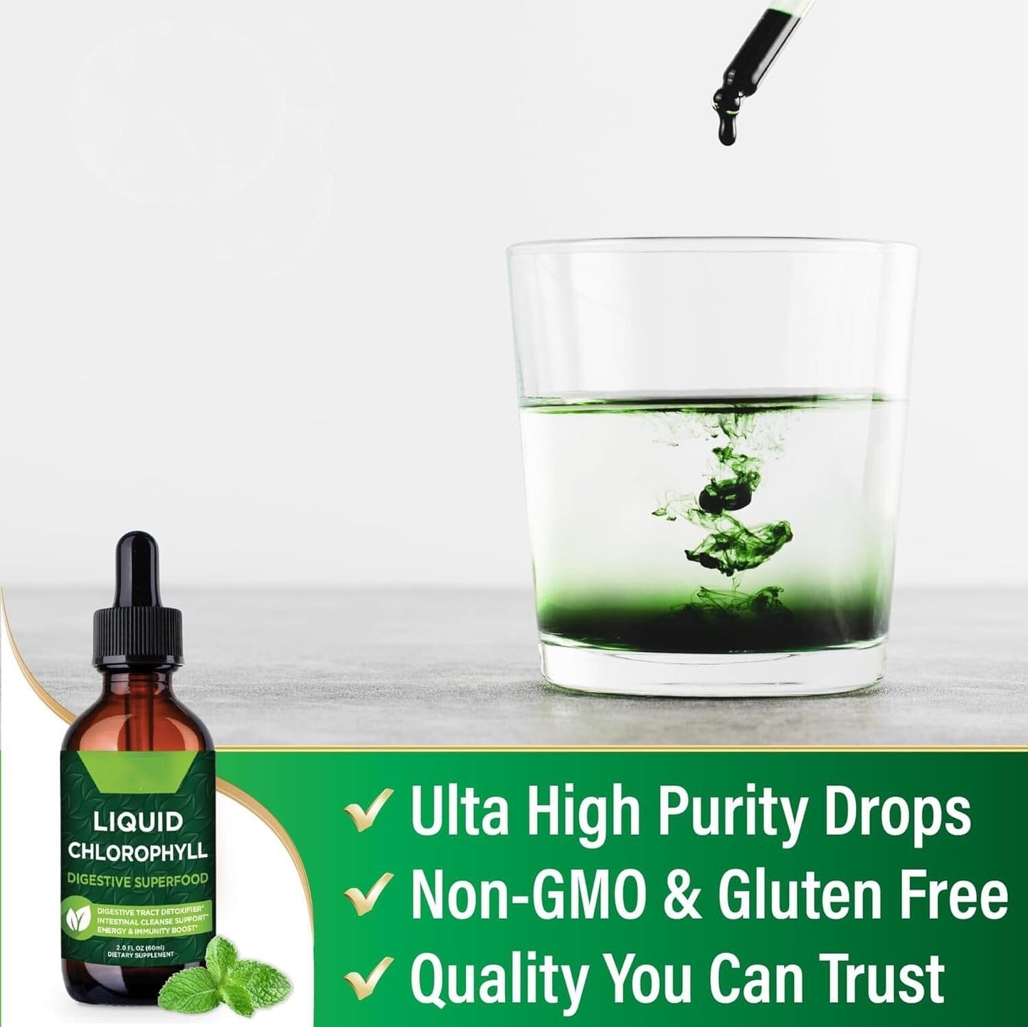 Chlorophyll Liquid Drops