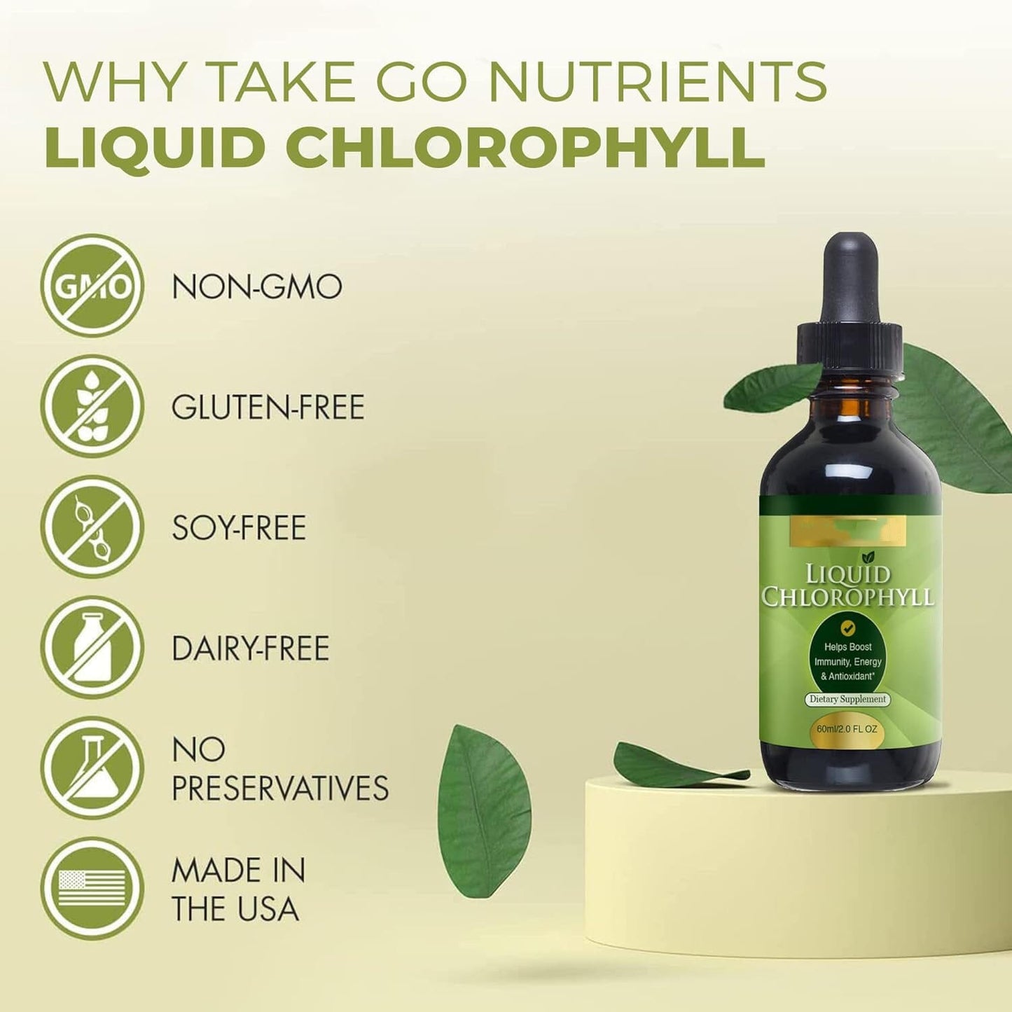 Chlorophyll Liquid Drops
