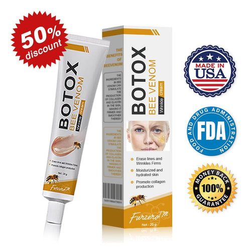 🐝👩⚕️Made and Shipped from USA✨Furzero™ Botox Bee Venom Wrinkle Removal Cream-🔥LAST DAY 70% OFF