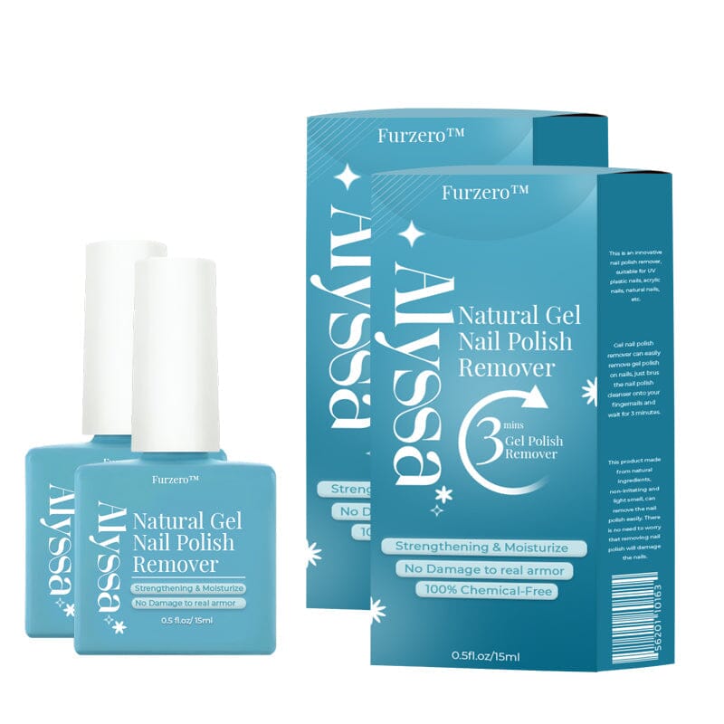 Furzero™ Alyssa Natural Gel Nail Polish Remover