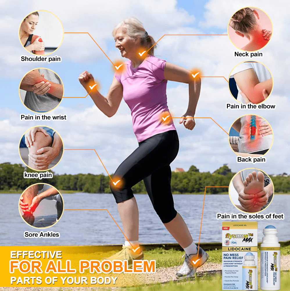 ✅Official Store: flysmus™ Lidocaine Scar-Free Pain Relief Healing Liquid👨⚕️USA Osteopathic Medical Association (AAOS)Approved(Reducing joint swelling, pain, stiffness, redness, warmth, soreness, joint fatigue and remove scars)
