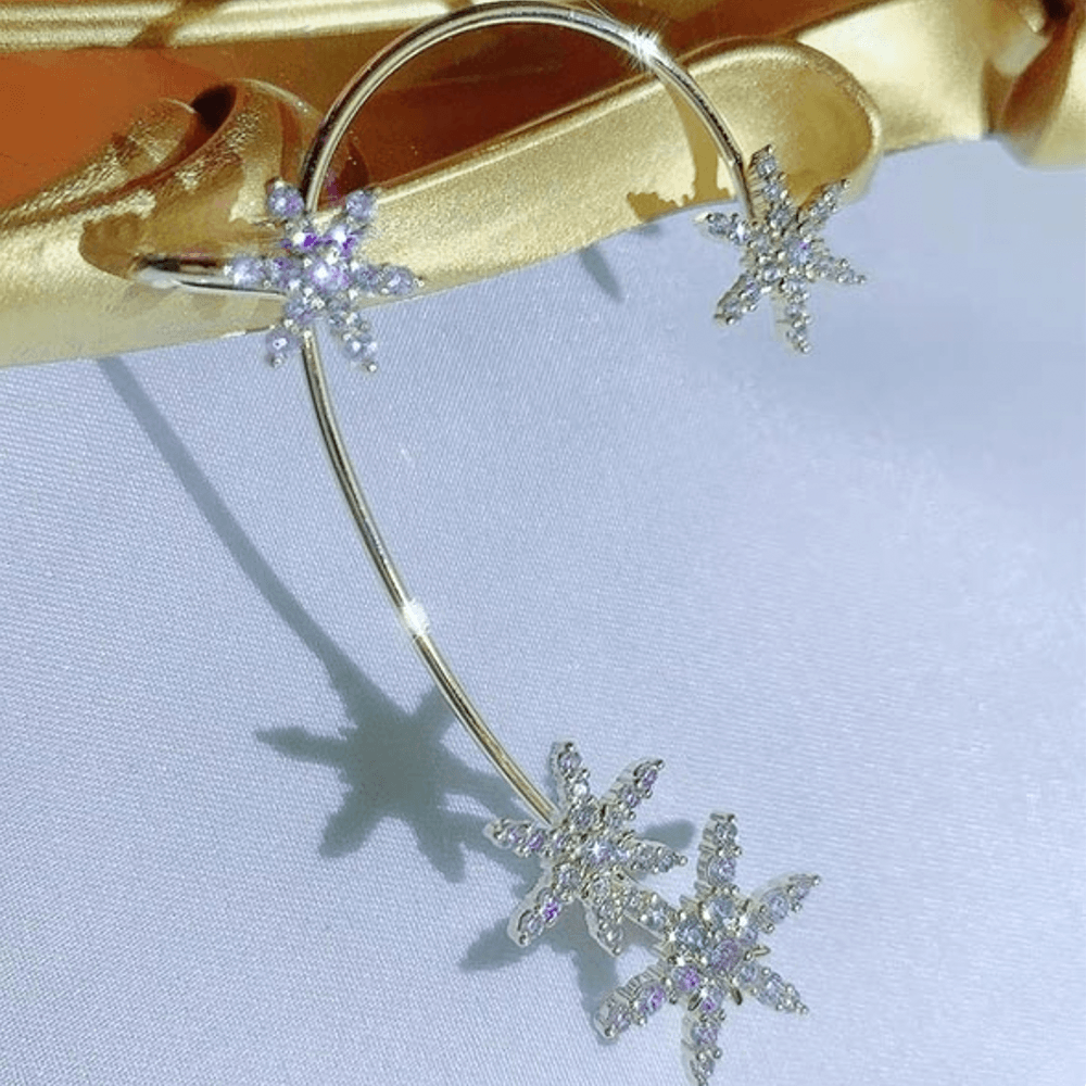 Rovaniemi Christmas Diamond And Zirconia Earrings