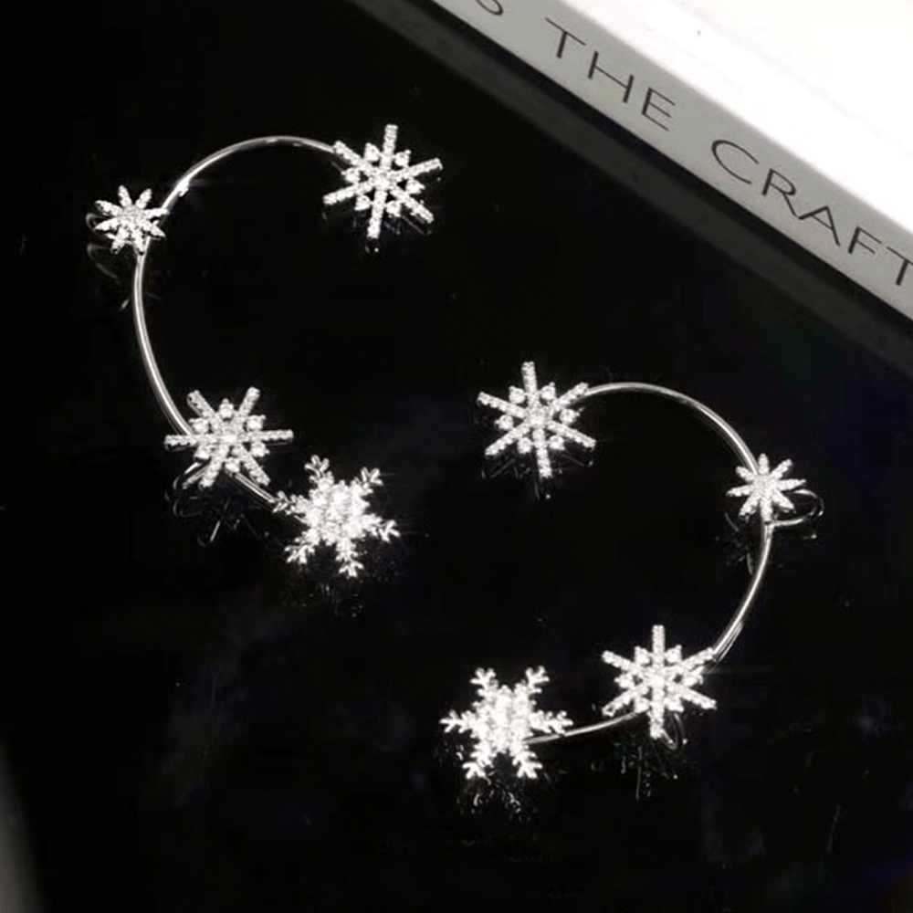 Rovaniemi Christmas Diamond And Zirconia Earrings