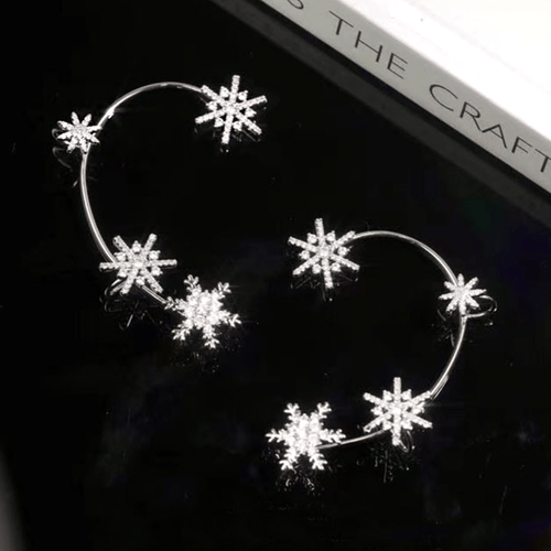 Rovaniemi Christmas Diamond And Zirconia Earrings