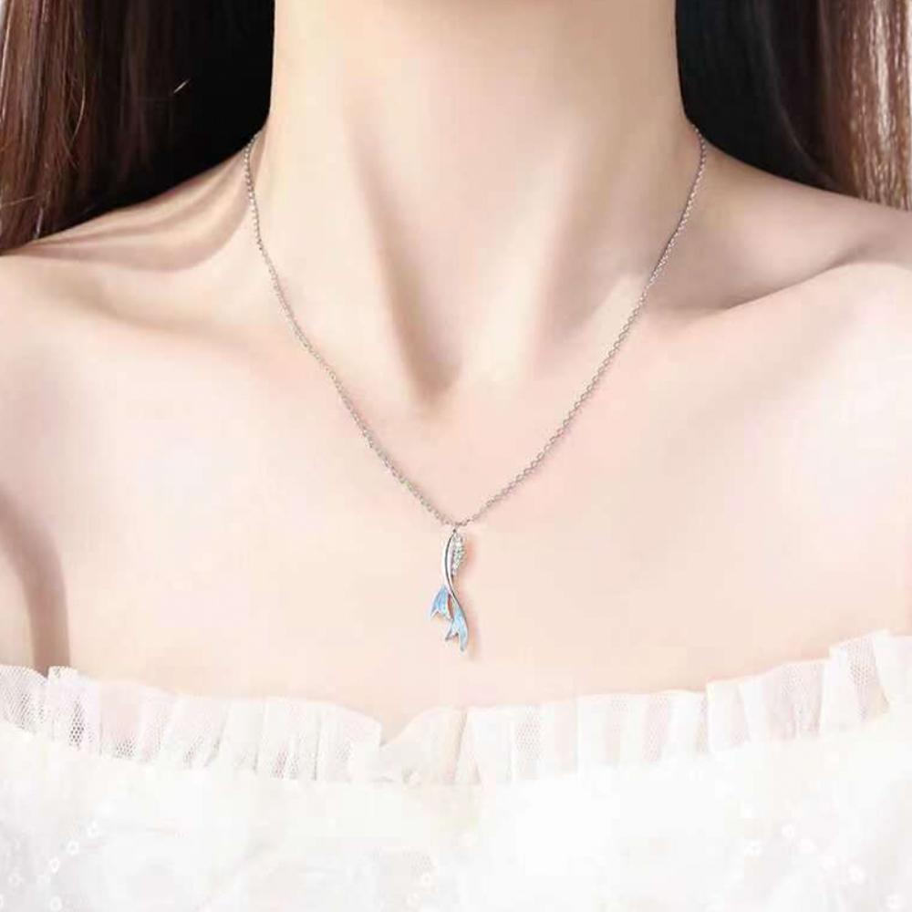 Siren Sisters Intertwining Necklace (Sterling Silver)