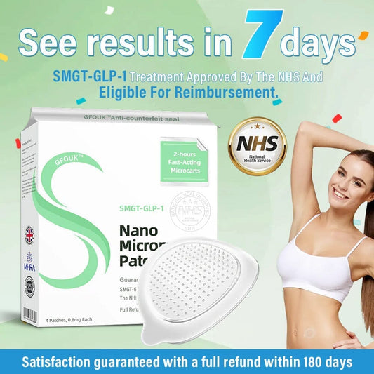 [See results in 7 days]✅GFOUK™ SMGT-GLP-1 Nano Microneedle Patch ✅NHS Approved(Painless, long-lasting, addressing diabetes, obesity, and cardiovascular diseases) Made In USA