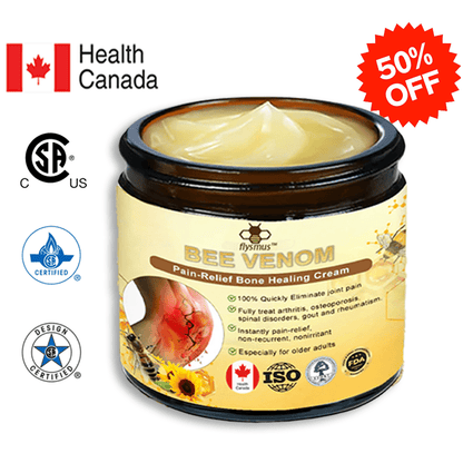✅Official Store: flysmus™ Bee-Venom Pain-Relief Bone Healing Cream👨‍⚕️Health Canada Professional Certification(Reducing joint swelling, pain, stiffness, redness, warmth, soreness, and joint fatigue)
