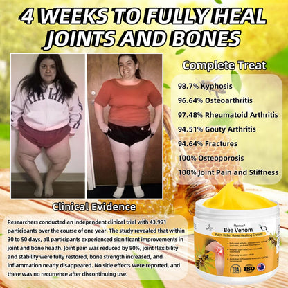 Flysmus™ Bee Venom Pain-Relief Bone Healing Cream🏆(𝑷𝒓𝒐𝒗𝒊𝒅𝒆𝒔 𝒑𝒂𝒊𝒏 𝒆𝒍𝒊𝒎𝒊𝒏𝒂𝒕𝒆 𝒇𝒐𝒓 𝑨𝒓𝒕𝒉𝒓𝒊𝒕𝒊𝒔, 𝑴𝒖𝒔𝒄𝒍𝒆, 𝑩𝒂𝒄𝒌 𝑷𝒂𝒊𝒏, 𝑲𝒏𝒆𝒆𝒔, 𝑩𝒂𝒄𝒌, 𝑺𝒉𝒐𝒖𝒍𝒅𝒆𝒓𝒔, 𝑯𝒊𝒑𝒔, 𝑾𝒓𝒊𝒔𝒕𝒔, 𝑯𝒂𝒏𝒅𝒔)