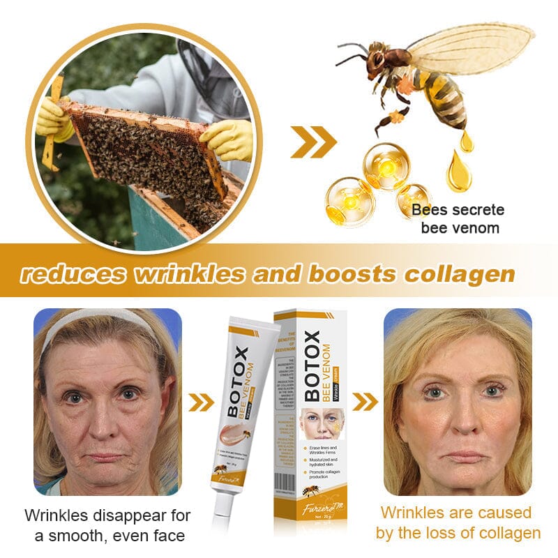 🐝👩‍⚕️Made and Shipped from USA✨Furzero™ Botox Bee Venom Wrinkle Removal Cream-🔥LAST DAY 70% OFF