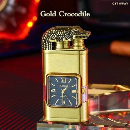 Remifa™ Windproof Dual-Flame Vintage Watch Lighter